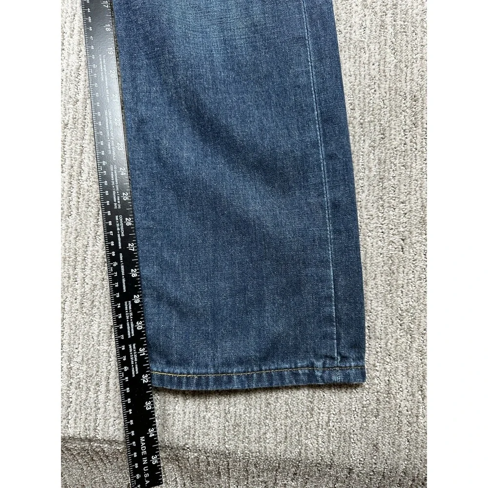 Levi's 569 Men's Blue Cotton 5-Pockets Loose Fit Straight Jeans 30x32 fits 34x32
